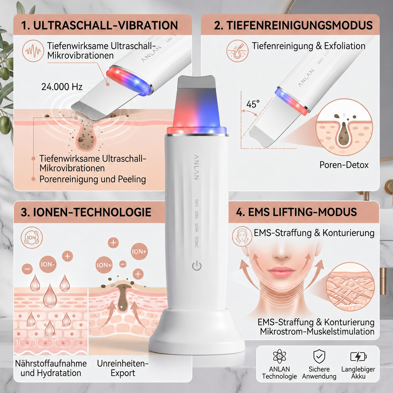 SaloCare Ultraschall Porenreiniger